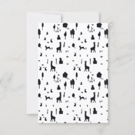 Sweet winter tarjeta invitación 招待状