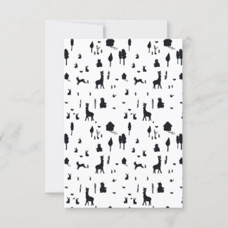 Sweet winter tarjeta invitación 招待状