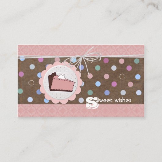 Sweet Wishes名刺 アドバイスカード (正面)