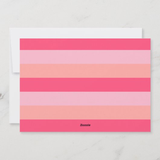 Sweet Wishes編集可能カラーバレンタインデーカード シーズンカード (裏面)