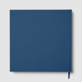 Sweet Wishes Watercolor Blue Ribbon Squirrel Baby  ゲストブック (裏面)