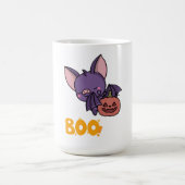 Sweet Women Design T-Shirt, Boo Girl Pumpkin Shirt コーヒーマグカップ (中央)