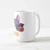 Sweet Women Design T-Shirt, Boo Girl Pumpkin Shirt コーヒーマグカップ (正面右)