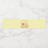 Sweet Words for Rustic Party Guests ペットボトルラベル (シングルラベル)