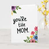 Sweet You Are The Mom カード (黄色い花)