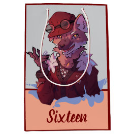 Sweet, Zestien, wolf, anime ミディアムペーパーバッグ