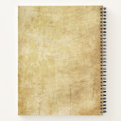 Sweetbriarバラヴィンテージスパイラルノート ノートブック (裏面)