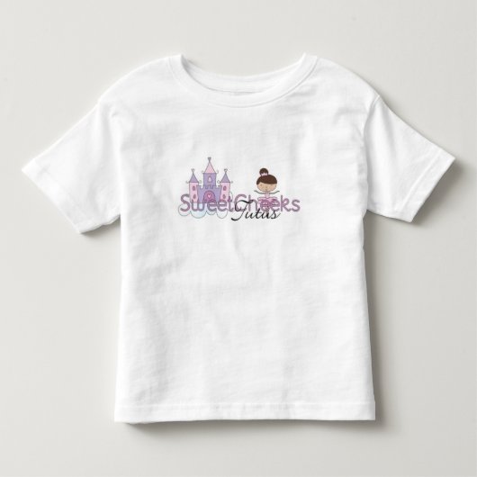SweetCheeksのチュチュの子供のティー トドラーTシャツ (正面)