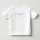 SweetCheeksのチュチュの子供のティー トドラーTシャツ (裏面)