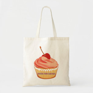 Sweeter Than Cupcakesキャンバストトートバッグ トートバッグ