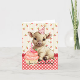 Sweetestの誕生日カードを持つ カード