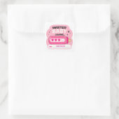 🍼 Sweetest Baby Loading ベビーシャワーの名前 🍼 スクエアシール (バッグ)
