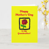 Sweetest Bloom Mothers Day Card カード (黄色い花)