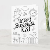 Sweetest Day コラボレーションカード: 穴埋め式 カード (正面)