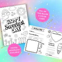 Sweetest Day コラボレーションカード: 穴埋め式