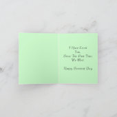Sweetest Day Valentine Card Personalize a Topiary シーズンカード (内部)