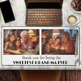Sweetest Gramona Ever Photo デスクマット