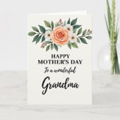 Sweetest Grandma Day Bloom カード (正面)