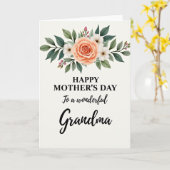 Sweetest Grandma Day Bloom カード (黄色い花)