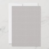 Sweetest Gray and Blue Baby Shower招待状 招待状 (裏面)