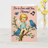 Sweetest Love Mommy Greeting Card カード (黄色い花)