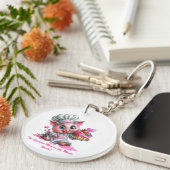 Sweetest Mom Pig Chef Keychain キーホルダー (正面右)