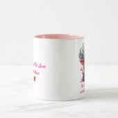 Sweetest Mom Pig Chef Two-Tone Coffee Mug マグカップ (中央)
