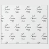 Sweetest Noel Christmas Wrapping Paper ラッピングペーパー (フラット)