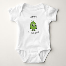 Sweetest Pea in the Pod CuteベビーBodySuet ベビーボディスーツ