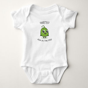 Sweetest Pea in the Pod CuteベビーBodySuet ベビーボディスーツ