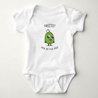 Sweetest Pea in the Pod CuteベビーBodySuet ベビーボディスーツ