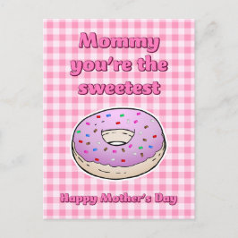 Sweetest Pink Dout Mothers Dayはがき シーズンポストカード
