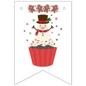Sweetest Season Christmas Cupcake Bunting バンティングフラッグ (第3の旗)