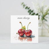 Sweetheartさくらんぼの水彩画カスタム色 (スタンド正面)