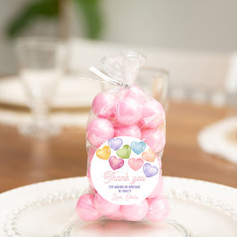 Sweetheartの会話ハート誕生日の好意 ラウンドシール