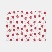 Sweetheartボタン フリースブランケット (正面(横))