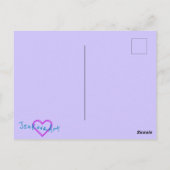 SWEETHEART信じ妖精の国はがき ポストカード (裏面)