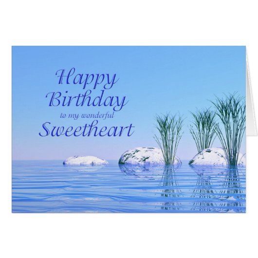 Sweetheart、スパのようなブルー誕生日 (正面横)