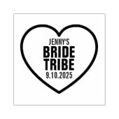 Sweetheart パーソナライズド ブライド トライブ ラバースタンプ (インプリント)