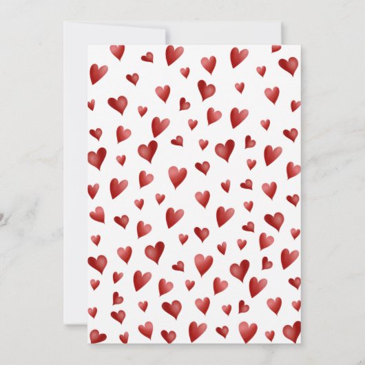 Sweetheart Advice Card First Birthday 招待状 (裏面)