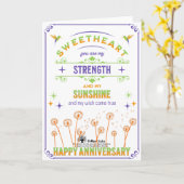 Sweetheart Anniversary Card カード (黄色い花)