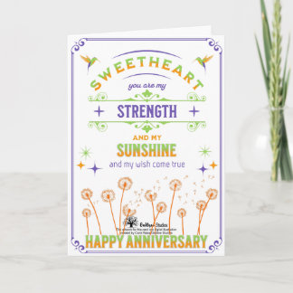 Sweetheart Anniversary Card カード