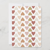 SWEETHEART Baby Shower Valentinesへの招待 招待状 (裏面)