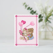 Sweetheart Bearsはがき ポストカード (スタンド正面)