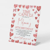 Sweetheart Birthday Time Capsule Card 台座サイン (正面)