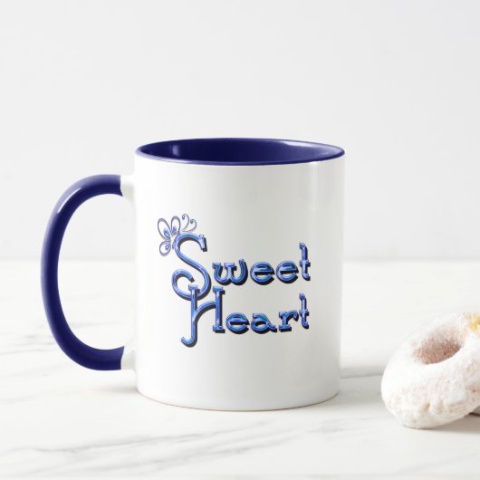 Sweetheart blue マグカップ (ドーナツ)