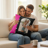 Sweetheart Couple Photo Valentine Gift クッション