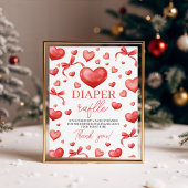 Sweetheart Diaper Raffle Sign 台座サイン