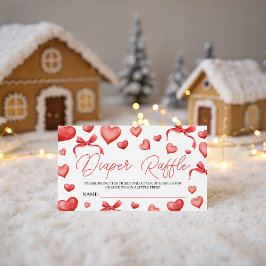 Sweetheart Diaper Raffle Ticket エンクロージャーカード