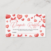 Sweetheart Diaper Raffle Ticket エンクロージャーカード (正面)